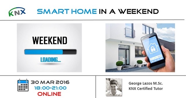Έξυπνο σπίτι σ’ένα Σαββατοκύριακο; Δωρεάν KNX Webinar στις 30/3/2016