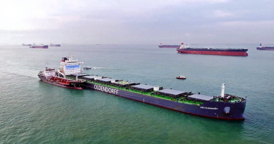 Η πρώτη δοκιμή βιοκαυσίμου σε πλοίο στη Σιγκαπούρη