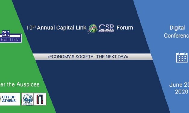 10ο Ετήσιο Capital Link CSR Forum “Οικονομία & Κοινωνία: Η επόμενη μέρα”