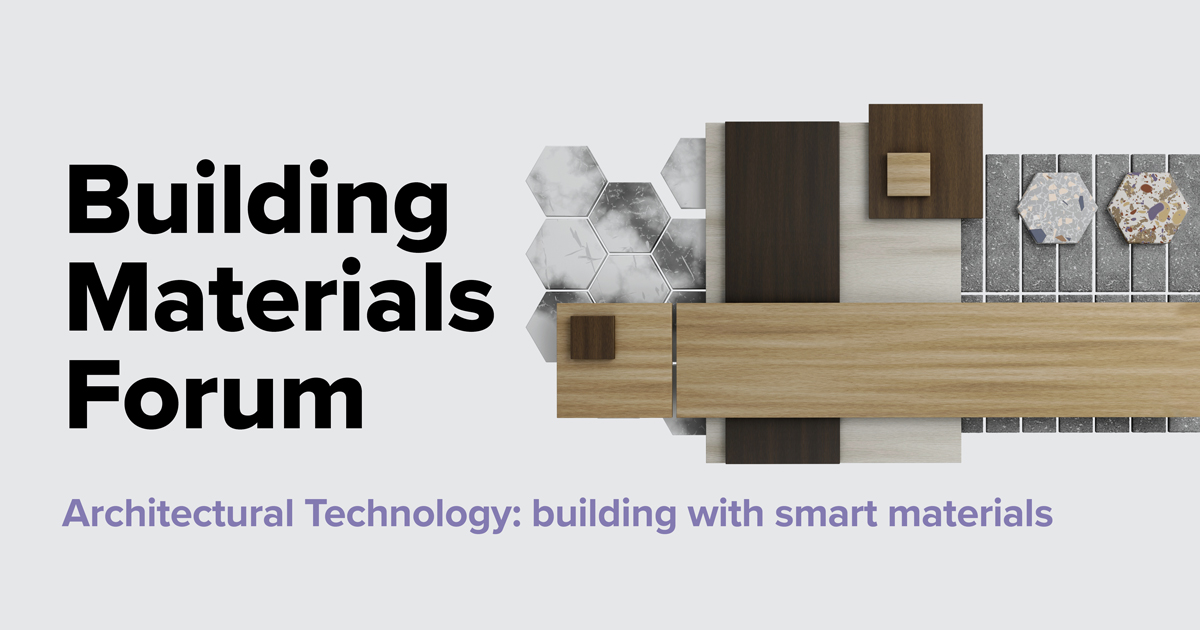 Συνέδριο Building Materials Forum 2023-“Architectural Technology: building with smart materials” 